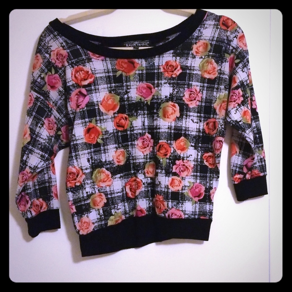 floral sweater